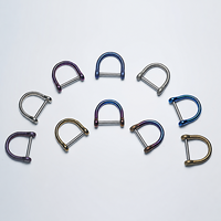 Connecteur porte-clés en alliage de titane léger, étanche et haute résistance, avec anneau en D, pour clés de voiture et accessoires EDC