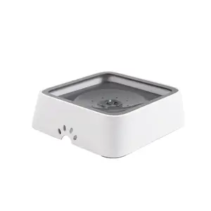 Tigela flutuante para animais de estimação, bebedouro para cães e gatos, bebedouro com água, alimentador de 2 litros