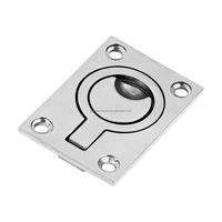 Poignée de levage carrée encastrée en acier inoxydable 316 de qualité supérieure pour bateau, anneau de levage encastré pour yacht