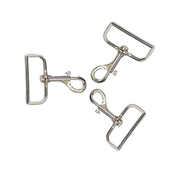 High Quality Custom Zinc alloy spring swivel snap hook metal dog hooks for dog buckle handbag