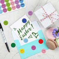 Pegatinas de Caras Sonrientes, Etiquetas de Papel Coloridas, Ecológicas, para Tablas de Comportamiento Escolar, Recompensas para Maestros, Cumpleaños, Navidad, Novedad