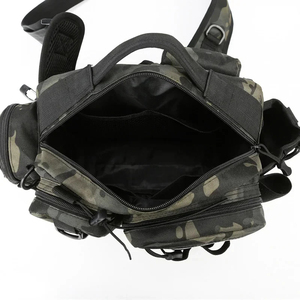 Sac à dos de pêche, boîte à leurres, sacoche de rangement, sac banane, porte-canne à pêche à la mouche pour homme, sac à bandoulière grande capacité, étanche - Product Image 1