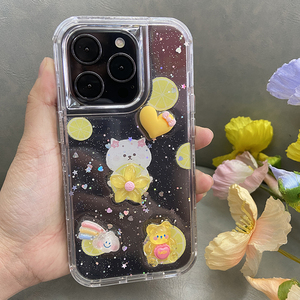 เคสโทรศัพท์มือถือ3อิน1เคส3D ลายการ์ตูนระยิบระยับฝาครอบกันกระแทกสำหรับ <span class=keywords><strong>VIVO</strong></span> Y01 25E Y52 Y72 5G Y16 Y15A - Product Image 5