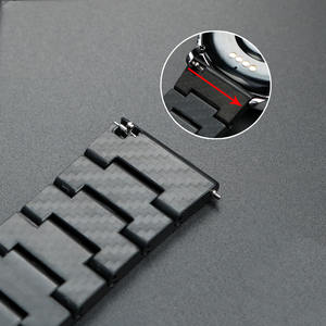 Correa de reloj inteligente de lujo correa de reloj de fibra de carbono para <span class=keywords><strong>HuaWei</strong></span> <span class=keywords><strong>GT3</strong></span> watch3pro para correa de reloj inteligente - Product Image 5