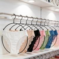Nouveau Cintre en Métal Brillant et Durable pour Soutiens-Gorge et Sous-Vêtements, en Fer Forgé Antidérapant, Présentoir Invisible, Support Simple pour Culottes, Idéal pour Magasin de Vêtements