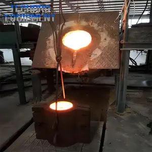 100kg-8ton metal melting furnace for sale machine tilting equipment forge medium frequency electric steel casting iron induct