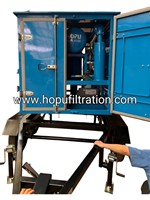 Purificateur d'huile de transformateur mobile HOPU résistant aux intempéries pour travaux extérieurs sur chantier