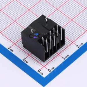 560ABG-005H141PT000 Wire-to-Board Pin Header Bent Lead Through Hole,P=2.5mm Connector 2x5P 2.5mm Right Angle Insert 10P - Product Image 2