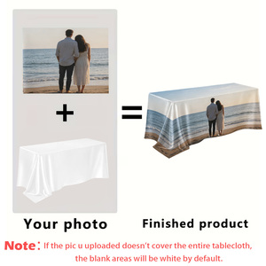 <span class=keywords><strong>Mantel</strong></span> de Satén Elegante Personalizado - Cubierta Rectangular de Lujo para Bodas, Fiestas y Banquetes - Product Image 6