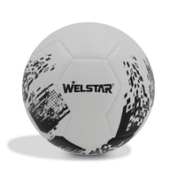 Ballon de football officiel taille 5, léger, cousu à la machine, avec logo personnalisé du fabricant, pour l'entraînement sportif en équipe, cadeau promotionnel