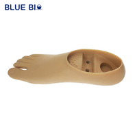 Fabricants de pieds prothétiques Adaptateur de pied double axe en polyuréthane beige Pieds de prothèse de membres artificiels avec deux trous