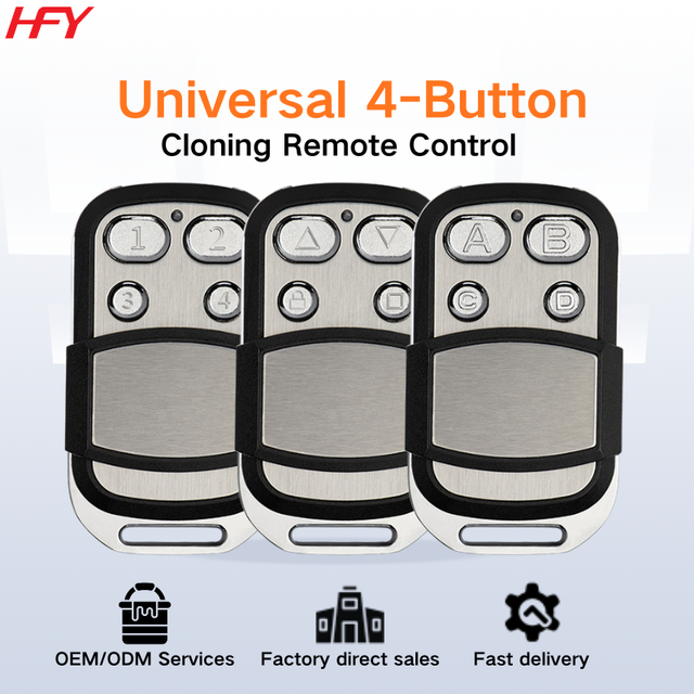 Factory Price Multi-function Garage Door Remote Control 433.92/315mhz,Learning Code, 60 Brand Compatible TX78