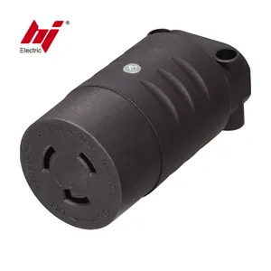 UL Approve 250V 20 Amp NEMA 6-20C Connector 6-20R Colored Electrical Trailing Receptacle