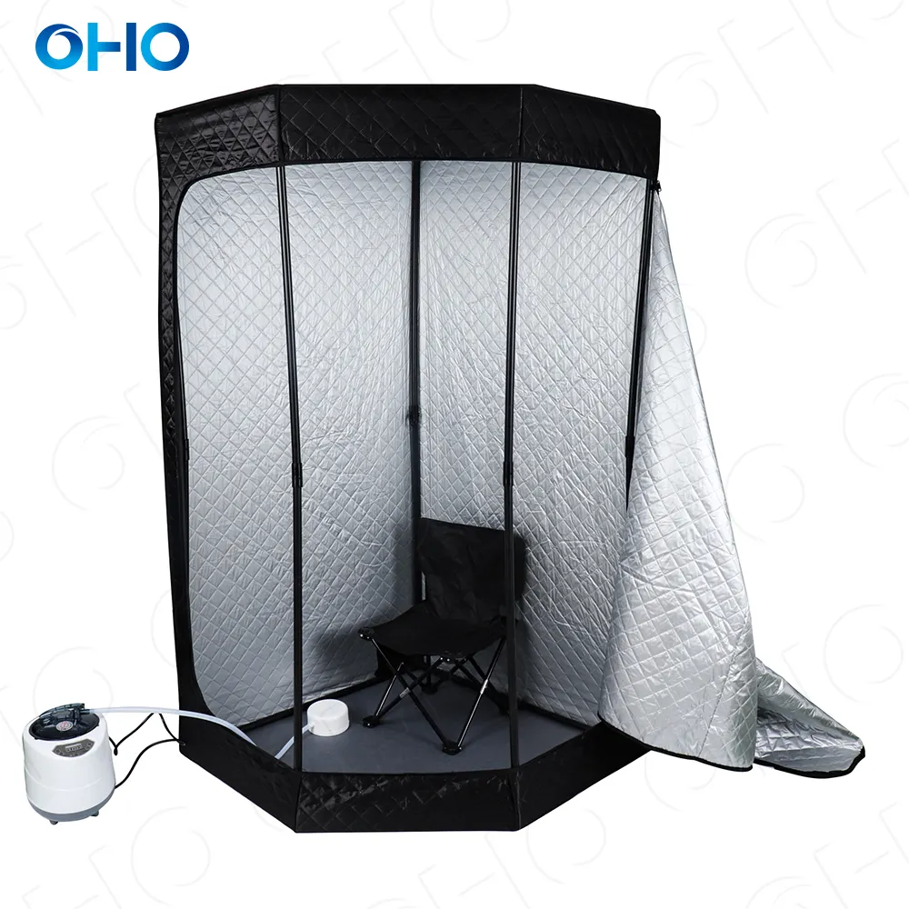 OHO Newly Portable Steam Sauna Tent Room With Steam Generator For Weight Loss