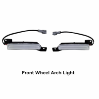 Feux avant Chery Jetour Jet Traveler T2, feux de position latéraux LED blancs 6000K 12V de remplacement