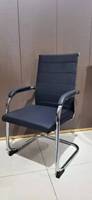 Chaise de réception pour visiteurs, chaise de visiteur avec accoudoirs, chaise de bureau moderne en maille pour visiteurs