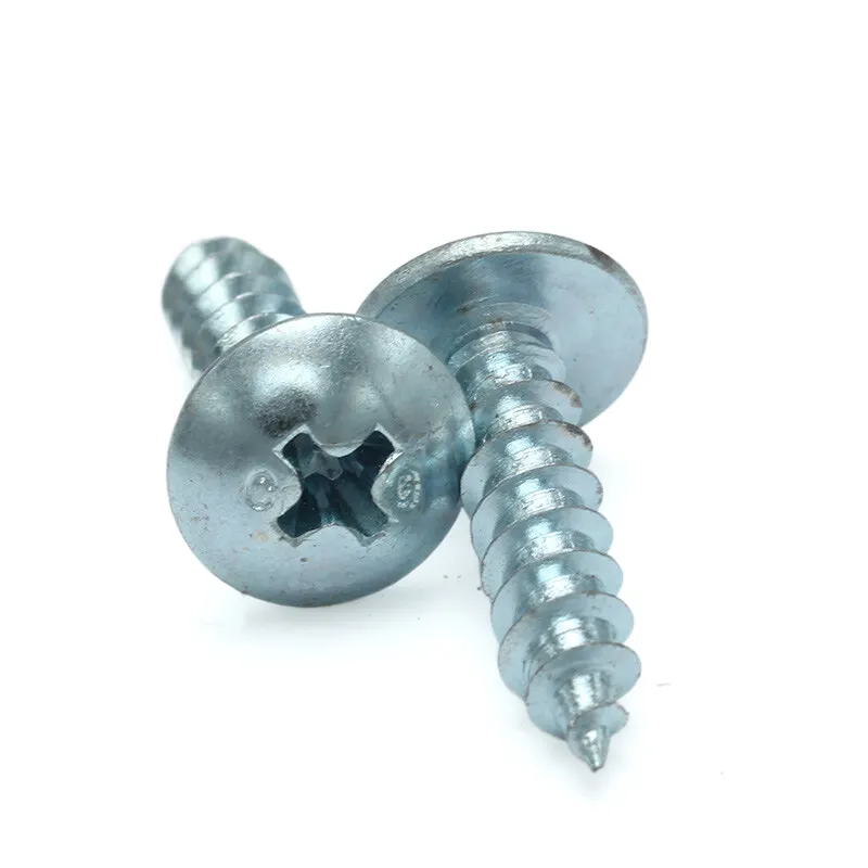 ST5 Steel Large Round Head Tapping Screws Cross Recessed Truss Head Tapping Screws