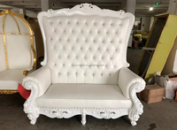 Décoration de mariage roi canapé fête événement meubles fournitures trône royal chaise canapé