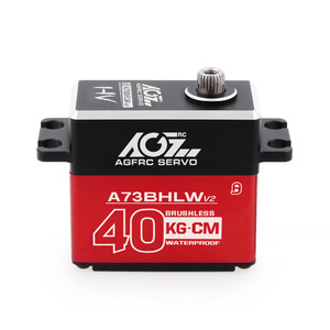 <span class=keywords><strong>Servo</strong></span> <span class=keywords><strong>AGF</strong></span> 40KG A73BHLW V2, Completamente Metálico, Sin Escobillas, Programable, Impermeable, para Autos, Barcos, Aviones, DIY, Conector de Alto Factor de Seguridad - Product Image 2
