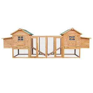 WoodVille Custom Outdoor 10 polli pollaio impermeabile grandi pollai all'aperto