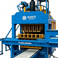 Machine de fabrication de briques en argile hydraulique entièrement automatique WT10-10, machine de formage de blocs emboîtables en terre cuite, ligne de production complète