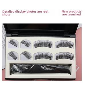 Segments de faux <span class=keywords><strong>cils</strong></span> magnétiques avec logo personnalisé <span class=keywords><strong>cils</strong></span> sans colle sans eye-liner <span class=keywords><strong>cils</strong></span> magnétiques 3D de marque privée - Product Image 4