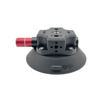 Support de voiture professionnel CNC à ventouse avec trous de positionnement Arri et vis 1/4 pouce pour stabilisateur de caméra de tournage d'action à haute vitesse