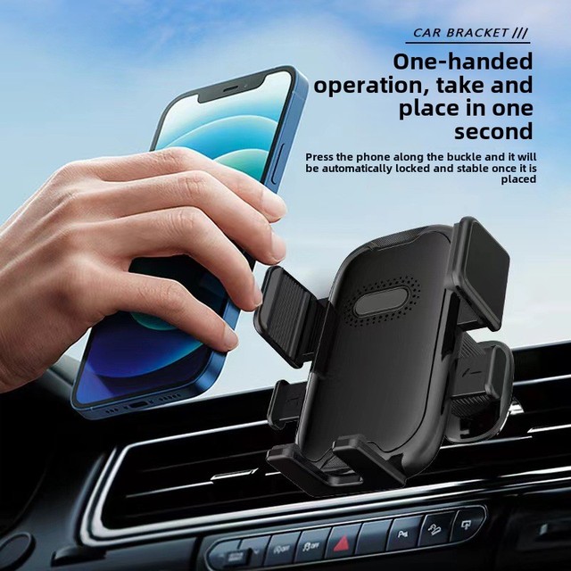 New Car Phone Holder Inverted Hook Fixed Mobile Navigation Bracket for Secure Attachment Compatible for for Adjustable