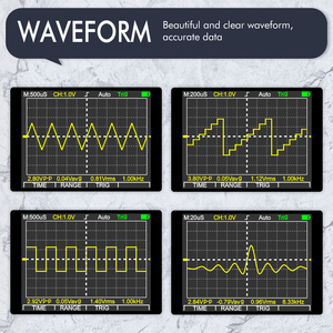 Multimètre et oscilloscope 2-en-1 Waveform 2023, 4000 points, numérique à gamme automatique avec écran LCD couleur - Product Image 6