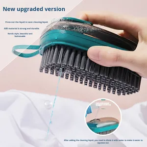 Multifunctional Cleaning <b>Brush</b> Soap Dispenser Portable Clothes Shoes Hydraulic Laundry <b>Brush</b> Hands Cleaning Tools - Product Image 2