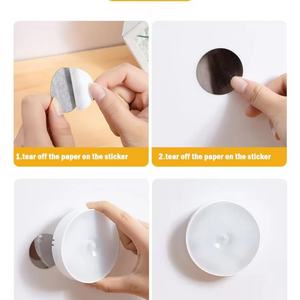 Lampe de nuit intelligente à détecteur de présence humaine LED, éclairage automatique d'urgence, charge USB, utilisation sans fil par aspiration, veilleuse - Product Image 3