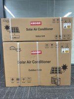 Aire Acondicionado Mini Split Inverter de 12000 BTU, Alimentado por Energía Solar, 48V Híbrido R32, Ahorro de Energía, Aire Acondicionado de Pared, Fuera de la Red, CE