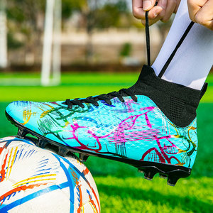 Chaussures de football personnalisées pour hommes, vente en gros d'usine, pour sports de plein air, nouvelles chaussures de football populaires, été, taille 35-46 - Product Image 5