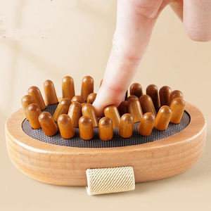 Brosse de <span class=keywords><strong>massage</strong></span> méridienne Brosse pour le ventre Airbag en bois Brosse pour le cuir chevelu Cinq éléments Déblocage du corps <span class=keywords><strong>Massage</strong></span> abdominal Outil de <span class=keywords><strong>massage</strong></span> des jambes - Product Image 5