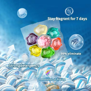 Cápsulas de Detergente para <span class=keywords><strong>Ropa</strong></span> 7 en <span class=keywords><strong>1</strong></span> con Enzimas de Limpieza Profunda y Perlas de Refuerzo de Aroma, Proveedor de Cápsulas de Lavandería - Product Image 3