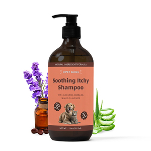 Shampooing pour <span class=keywords><strong>chien</strong></span> <span class=keywords><strong>hypoallergénique</strong></span> biologique anti-démangeaisons à l'avoine hydratant pour peaux sèches sans sulfate, marque distributeur, fabricant - Product Image 6