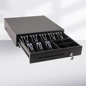 Tiroir-caisse en métal robuste à double étage pour supermarché RJ11, 415 - Product Image 3