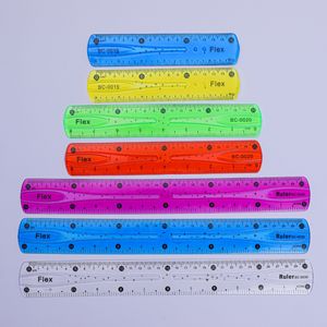 Giá thấp khuyến mãi văn phòng phẩm đầy màu sắc PVC mềm thẳng Cai Trị 30cm không thể phá vỡ uốn cong gấp nhựa cai trị trong kẹo màu sắc - Product Image 4
