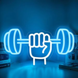 HAJAE Enseigne néon acrylique à intensité variable « Ne lâche pas l'effort » à fixer au mur, lumière LED USB pour la maison, la salle de sport, la chambre, le bureau, la « man cave » – Citation inspirante « DO IT » - Product Image 4