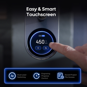 LaserPecker LP4 Deluxe 10W 2000mm/S genggam portabel spidol ukiran Logo serat Laser mesin penanda untuk kayu logam plastik - Product Image 5