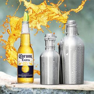Bouteille Isotherme Personnalisée en Acier Inoxydable Écologique Multi-capacités (1L, 1,5L, 2L) pour Bière – Isolation Thermique 6-12 Heures - Product Image 4