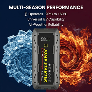 Démarreur de <span class=keywords><strong>voiture</strong></span> 3000A 12V, booster de <span class=keywords><strong>batterie</strong></span> portable, chargeur rapide QC3.0, lumière LED pour tous les moteurs <span class=keywords><strong>essence</strong></span> et <span class=keywords><strong>diesel</strong></span>, universel - Product Image 5