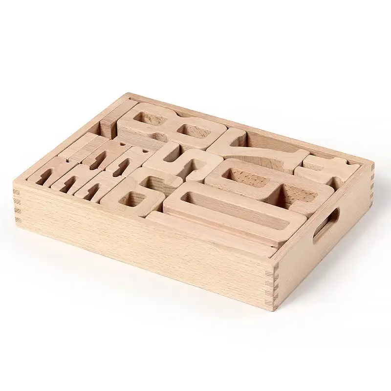 Sam Blocks Großhandel Pädagogisches Frühes Lernen Spielzeug Bausteine Nummer Holzbau steine Spielzeug Set für Kinder