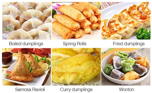 China Supplier Wonton Samosa Wrapper Making <b>Machine</b> <b>Dumpling</b> Spring Roll Skin <b>Machine</b> Thin Pancake Making <b>Machine</b> - Product Image 5