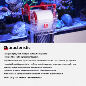 Tela Filtrante Automática Redsea Reefmat para Acuarios <span class=keywords><strong>de</strong></span> Agua Salada, Rollo para Peceras <span class=keywords><strong>de</strong></span> Corales, 1 Año <span class=keywords><strong>de</strong></span> Garantía, para <span class=keywords><strong>Tortugas</strong></span>/Camarones/Peces, Caja Moderna - Product Image 5