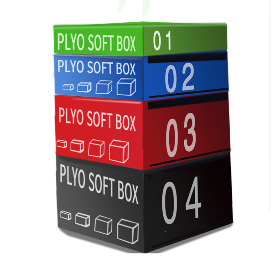 Factory Wholesale Fitness Soft Foam Plyo Box Training Plyometric Boxes Jump Plyo Box