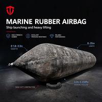 Airbag de lancement marin en caoutchouc naturel durable pour chantier naval, réparation en dry dock et dépannage