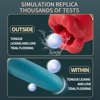 Vibrador con Tecnología de Aire Kiss Big Mouth, Lengua Falsa, Silicona+ABS, 100% Impermeable, Verde, para Clítoris/Punto G