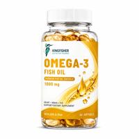 Gélules d'huile de poisson Oméga-3 OEM ODM 1000mg avec EPA DHA, complément alimentaire, 60 unités