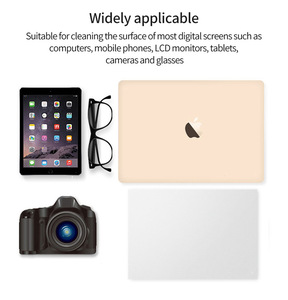 Housse de <span class=keywords><strong>clavier</strong></span> en microfibre imperméable et anti-poussière pour <span class=keywords><strong>MacBook</strong></span> (blanc, épaisseur 1 mm) certifiée CE/FCC - Product Image 5